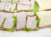 Сэндвич с копчёной грудкой