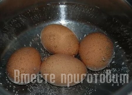 Закуска с яйцами